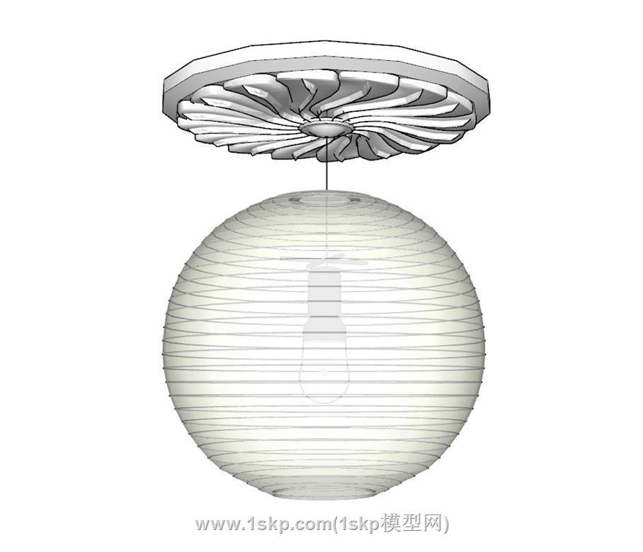 吊灯SU模型