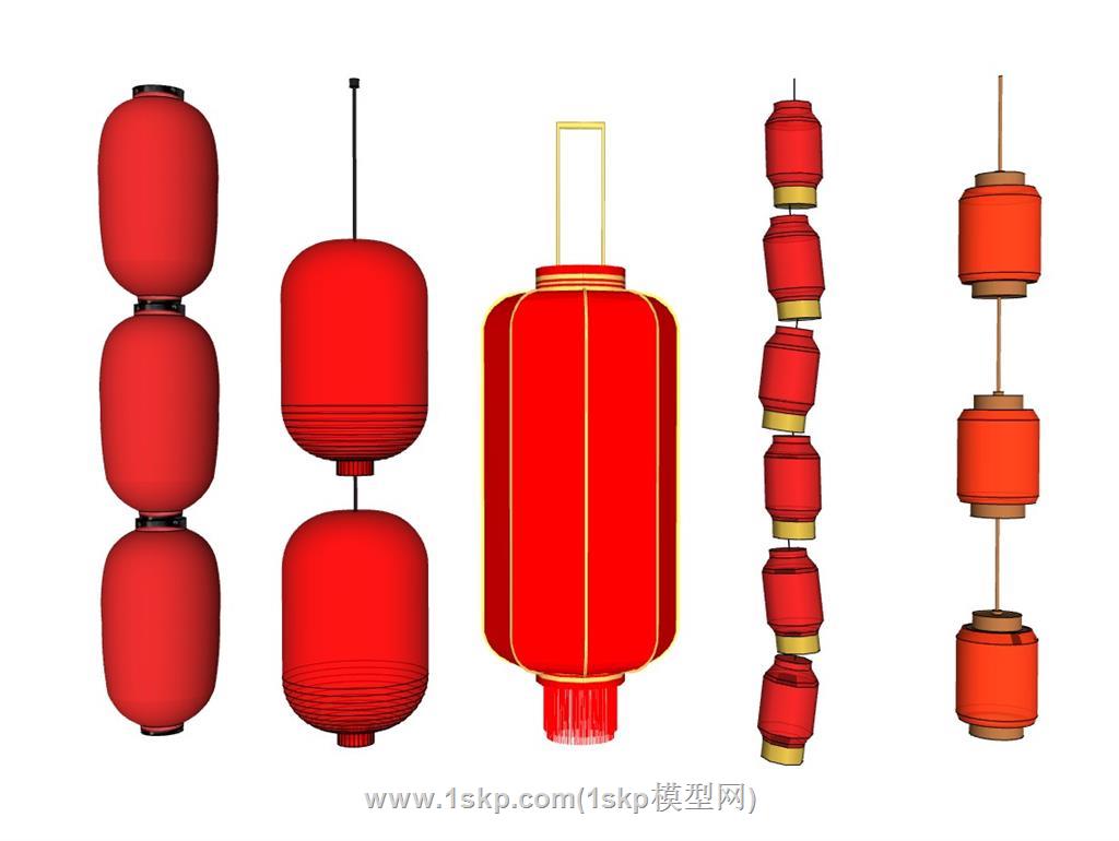 灯笼SU模型