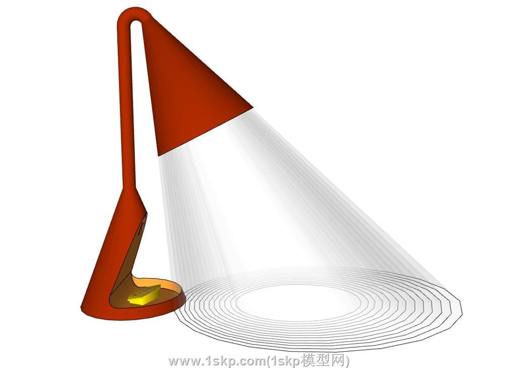 台灯灯具SU模型