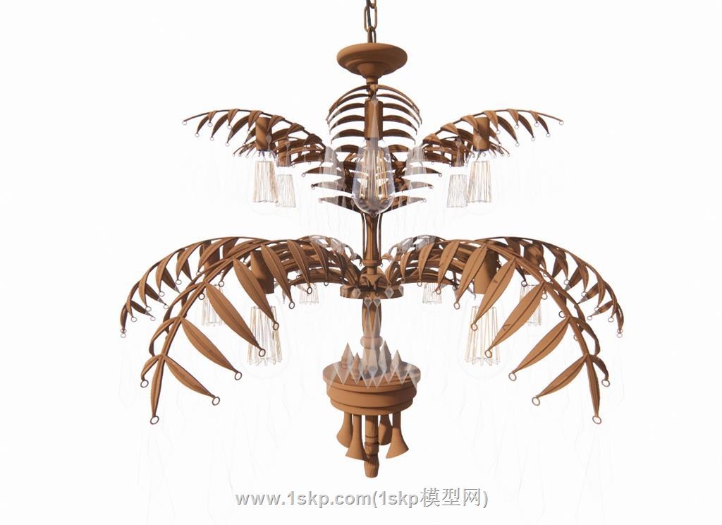 水晶吊灯SU模型