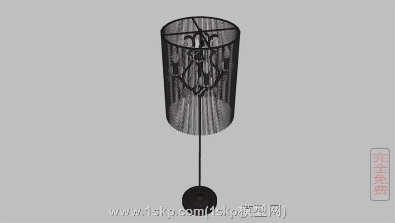 线帘造型的落地灯
