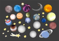 星球灯月球灯