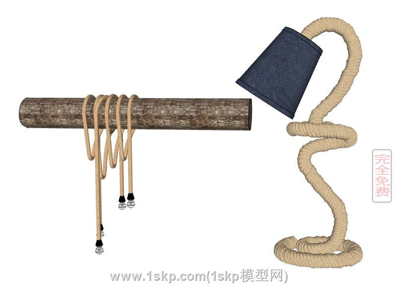 草绳麻绳灯