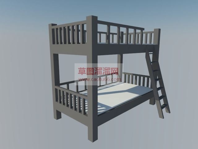 上下铺高低铺家具SU模型