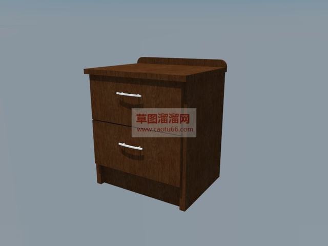 床头柜SU模型