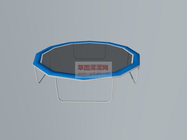 儿童蹦床跳跳床SU模型