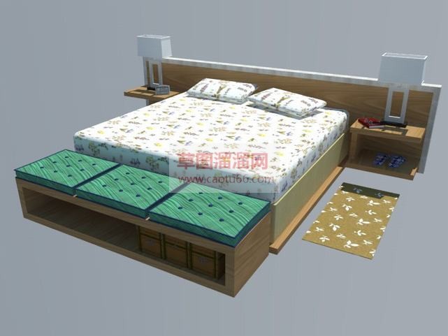 实用的板床双SU模型