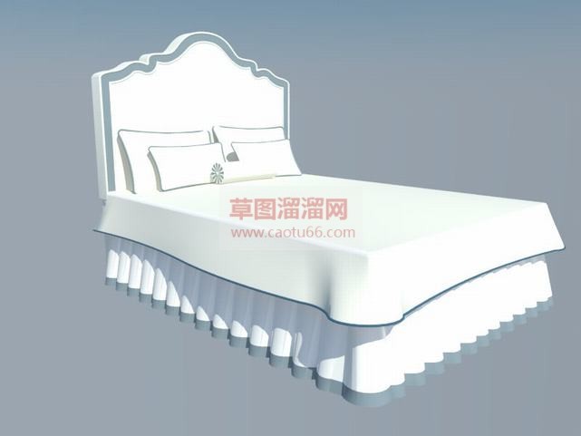 免费欧式双人SU模型