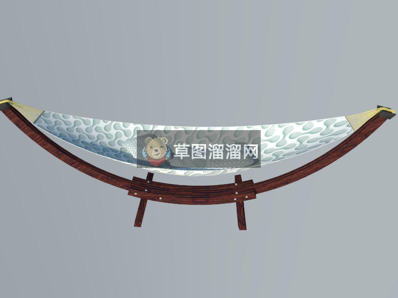 木质吊床SU模型