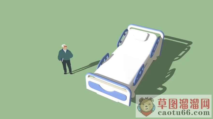 医院床病床SU模型