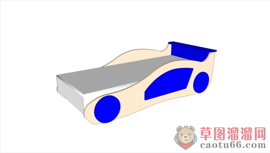 儿童床家具SU模型