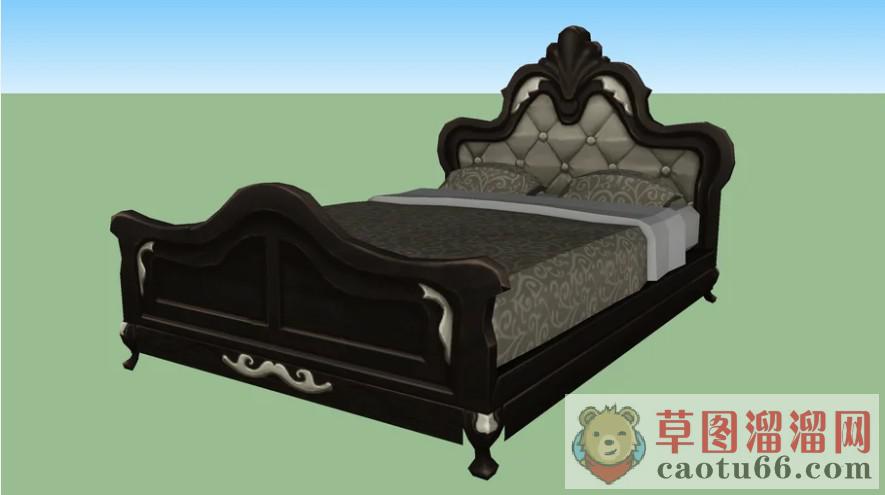 简单贴图欧式SU模型