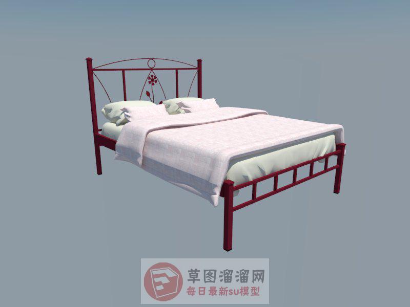 床铺家具SU模型
