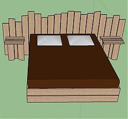 板床床铺床具SU模型