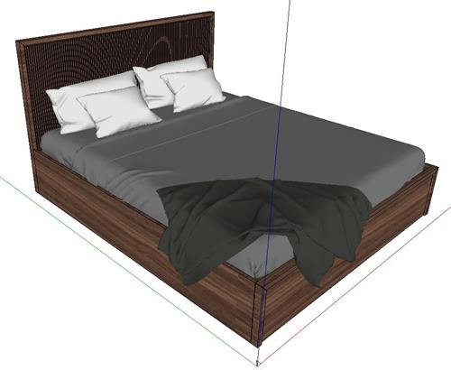 床铺家具SU模型