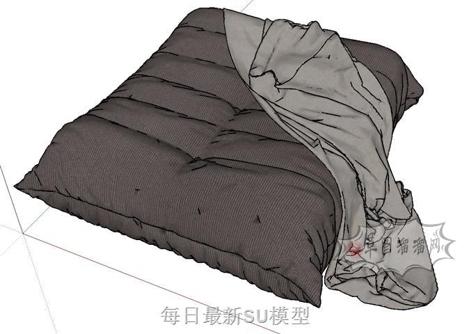 床铺床垫SU模型