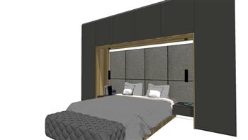 床铺床具SU模型