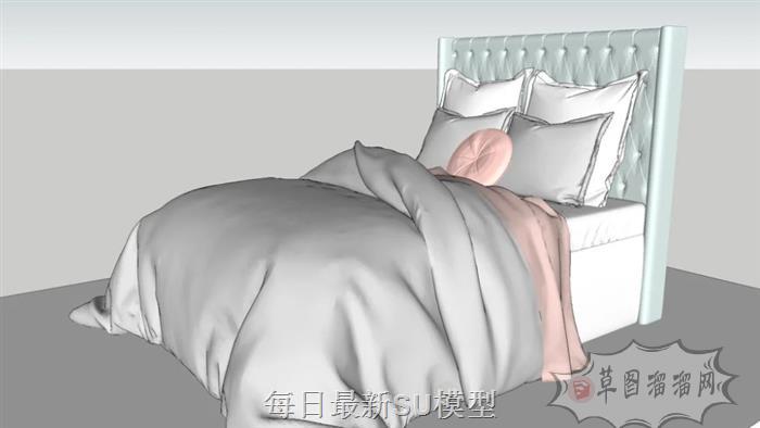 女儿床床铺SU模型