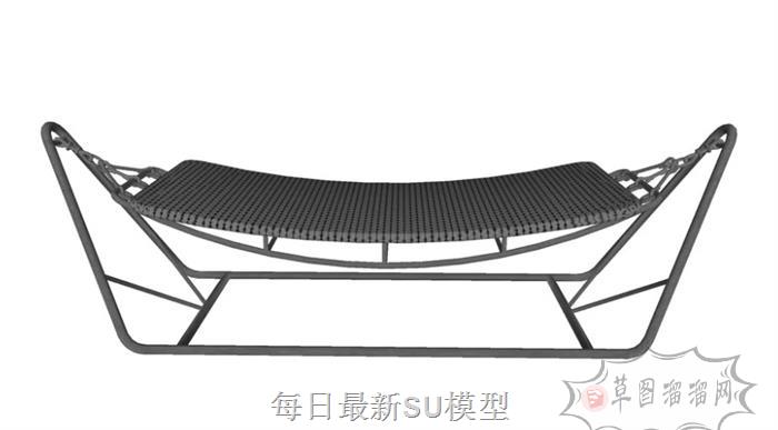 吊床床具吊椅SU模型