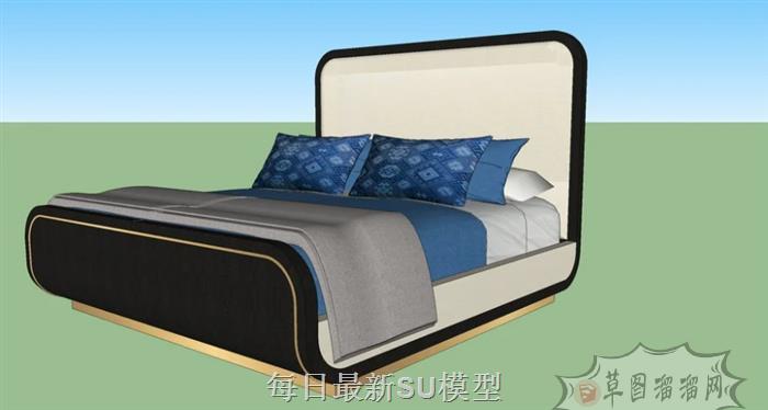 床具床铺枕头SU模型