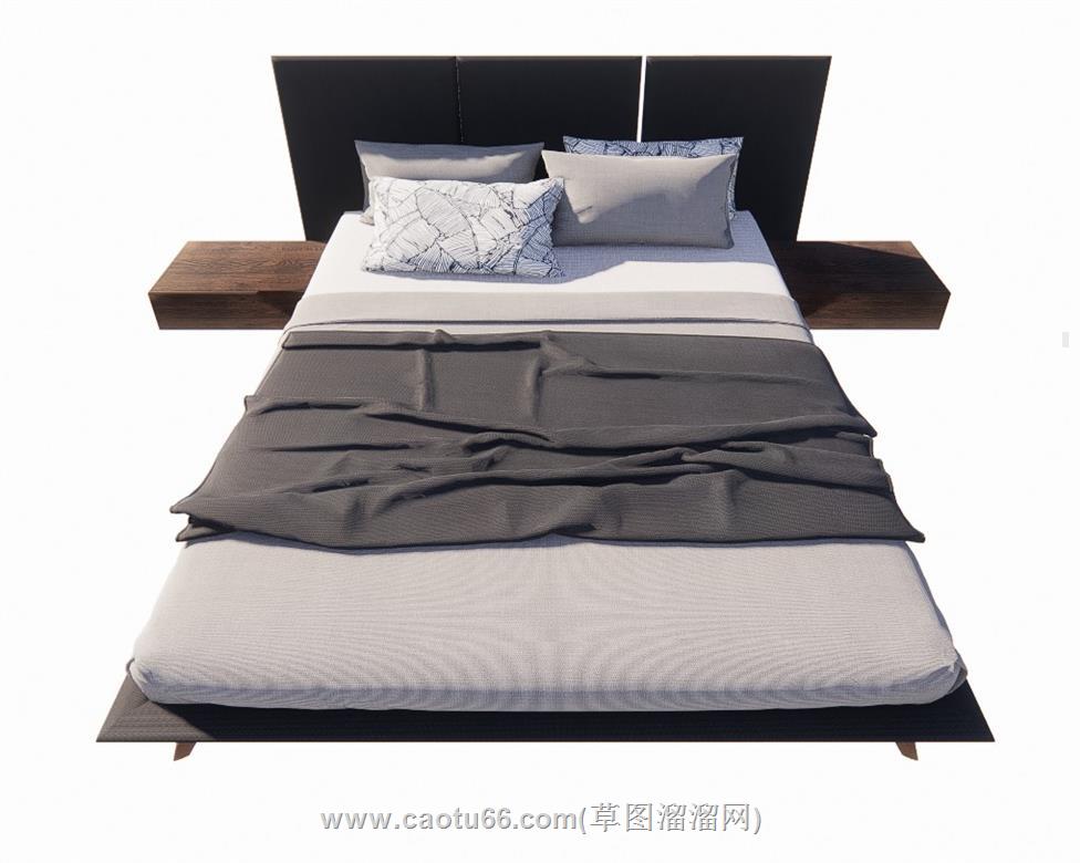 板床床铺SU模型