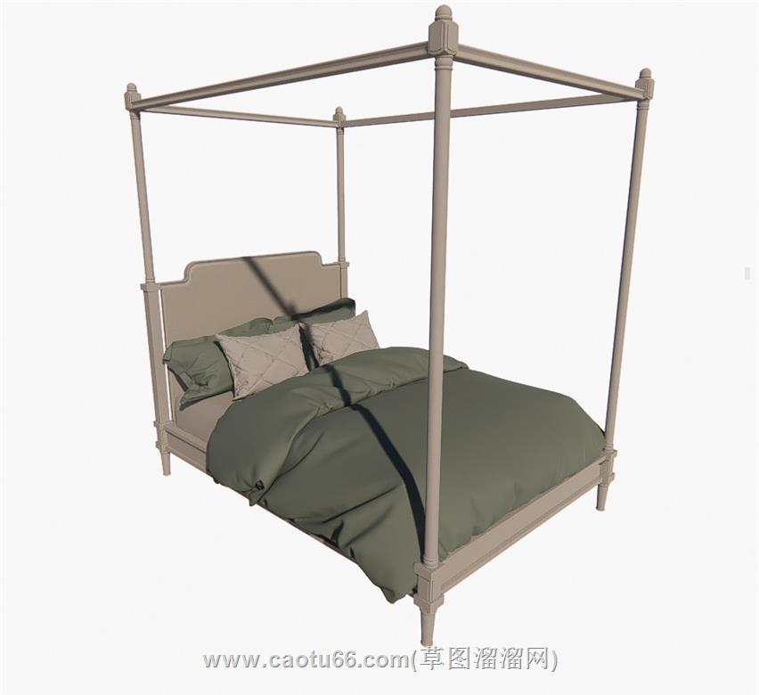 床铺SU模型