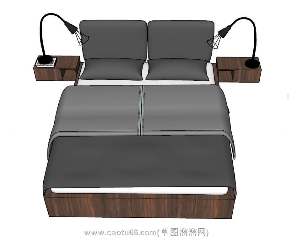 床铺SU模型