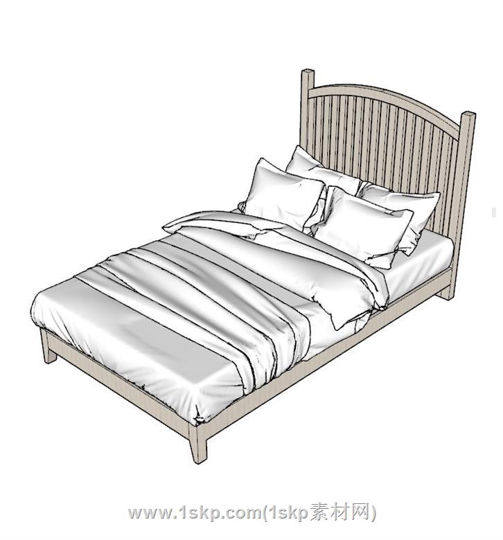 床铺SU模型