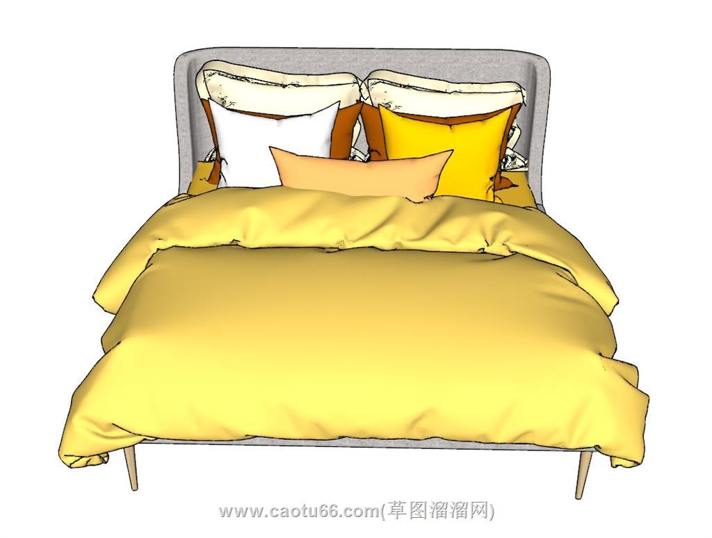 床铺SU模型