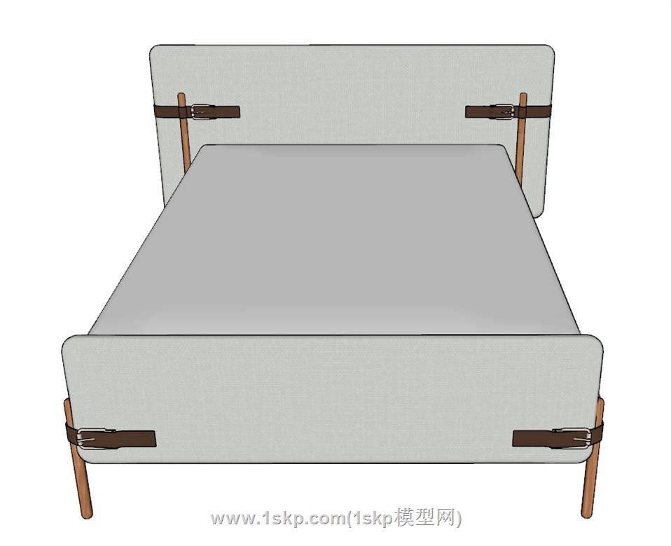 床铺SU模型
