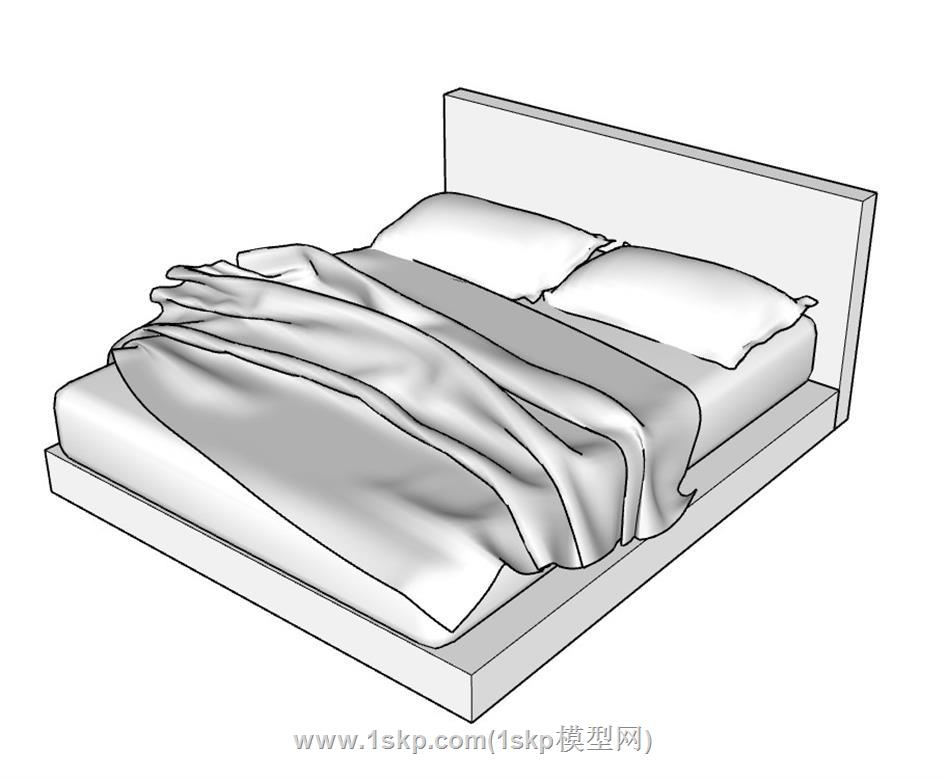 床铺SU模型