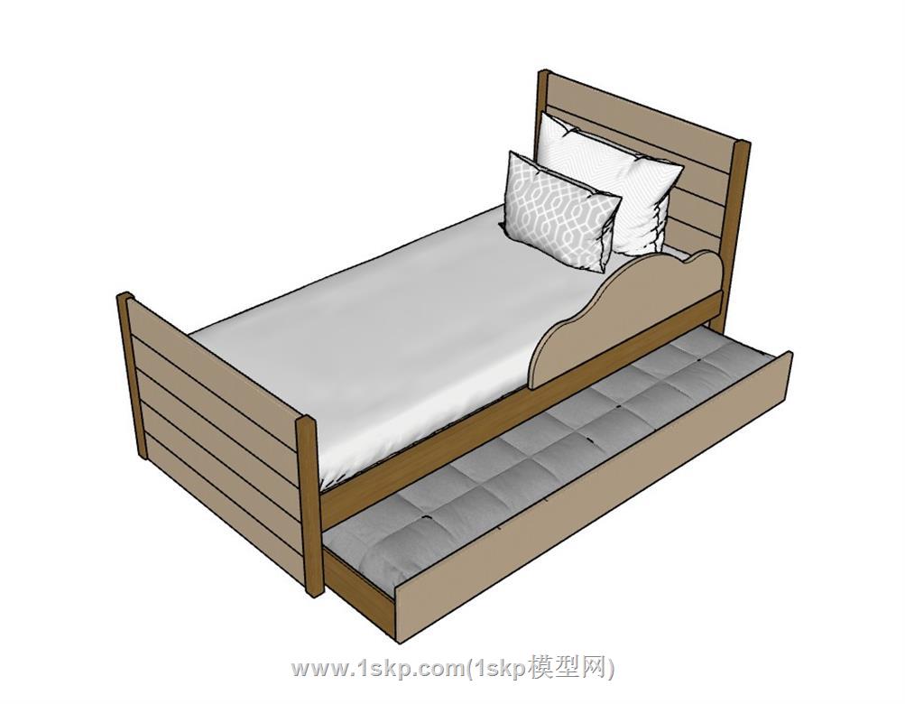 床铺SU模型