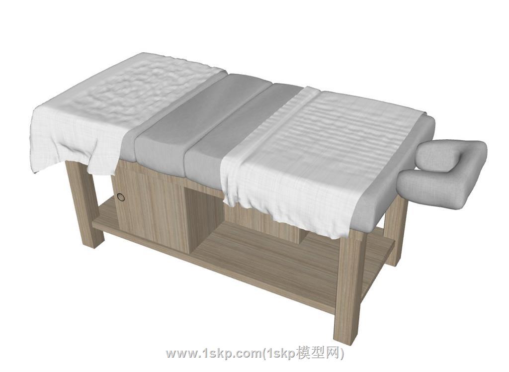 SPA按摩床SU模型