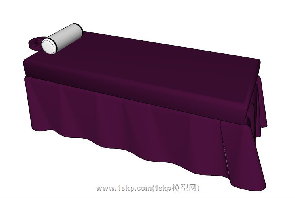 洗头床SAP按摩床SU模型