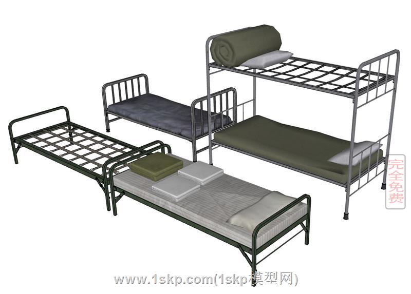 军训床铺铁架床部队床