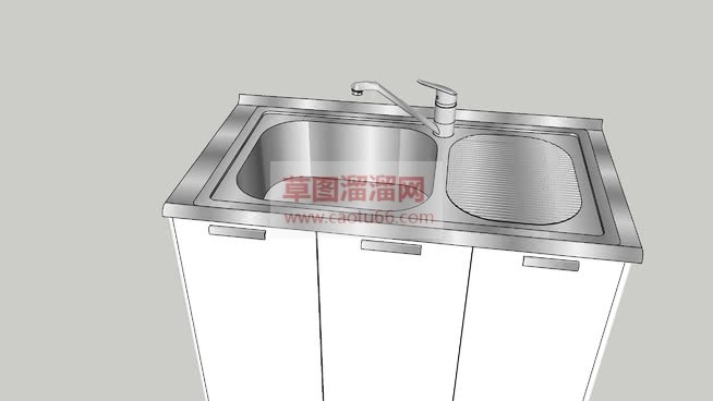 洗手台柜SU模型
