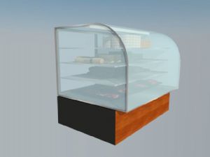 蛋糕柜展柜SU模型 免费sketchup模型下载