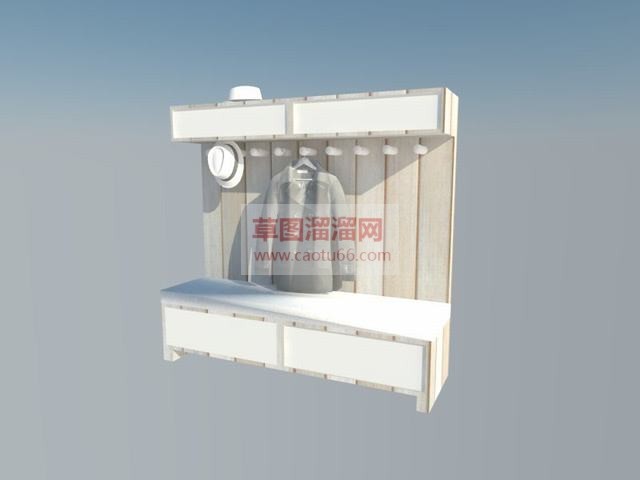 衣帽柜柜子SU模型