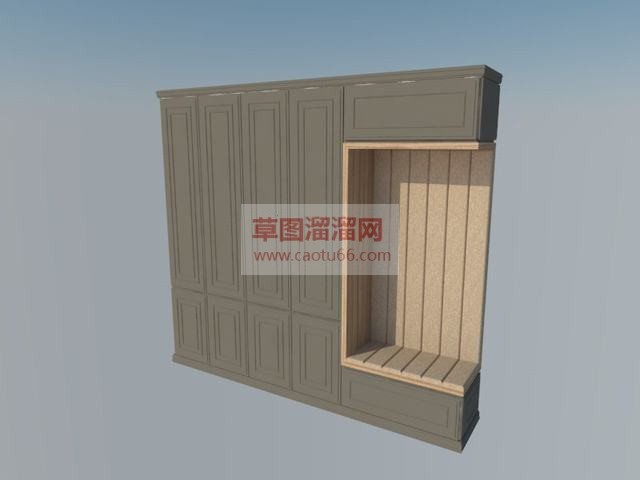 衣柜家具SU模型