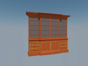 组合柜柜子家具SU模型 免费sketchup模型下载