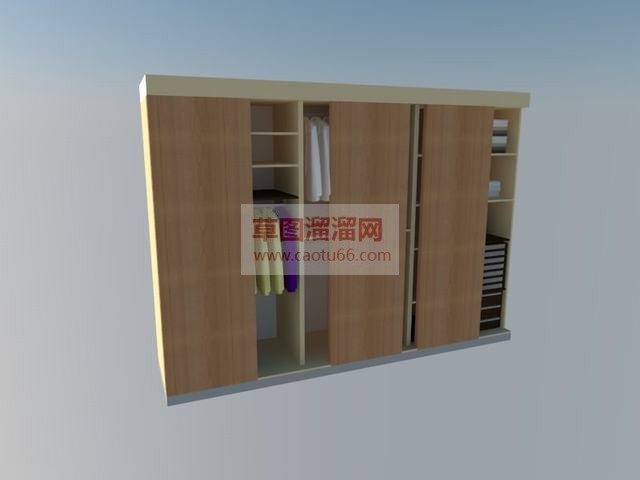 衣柜衣橱SU模型