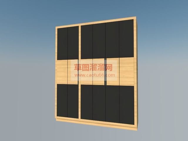 衣柜衣橱家具SU模型