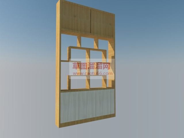 玄关柜家具SU模型