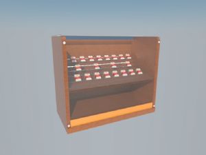 玻璃柜展柜中华SU模型