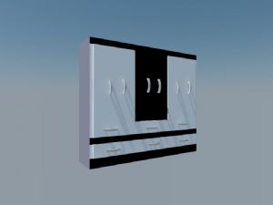 衣柜柜子SU模型 免费sketchup模型下载