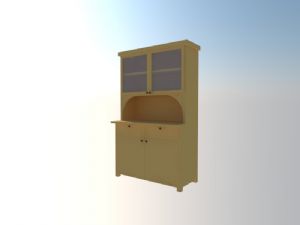 家具柜子书柜SU模型