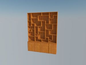 家具博古架SU模型