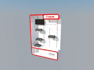 数码电子电子商品展柜SU模型