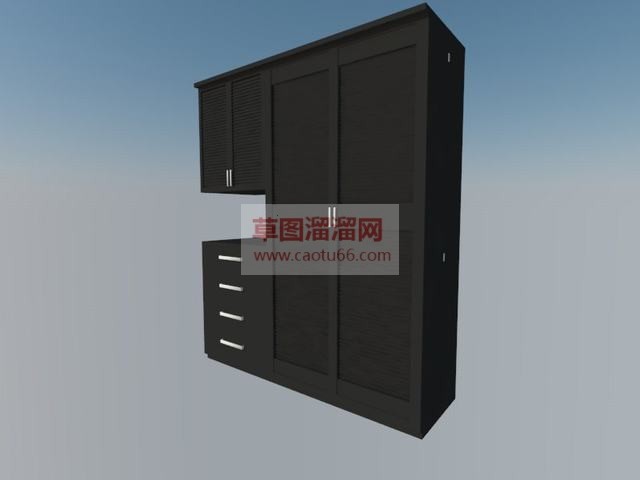 衣帽柜柜子进门SU模型