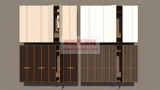小区标识牌示SU模型